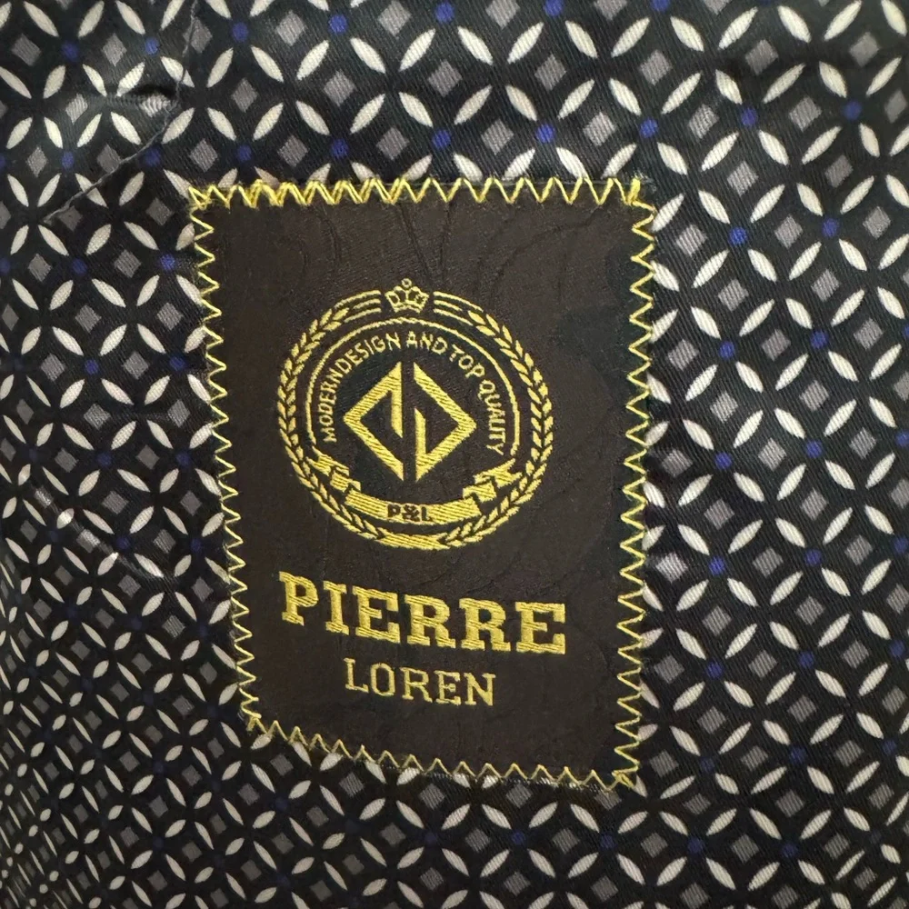 Pierre‎ Loren 44R Superior 150’s Hightech Fabric Gray Jacket Blazer Suit Career
